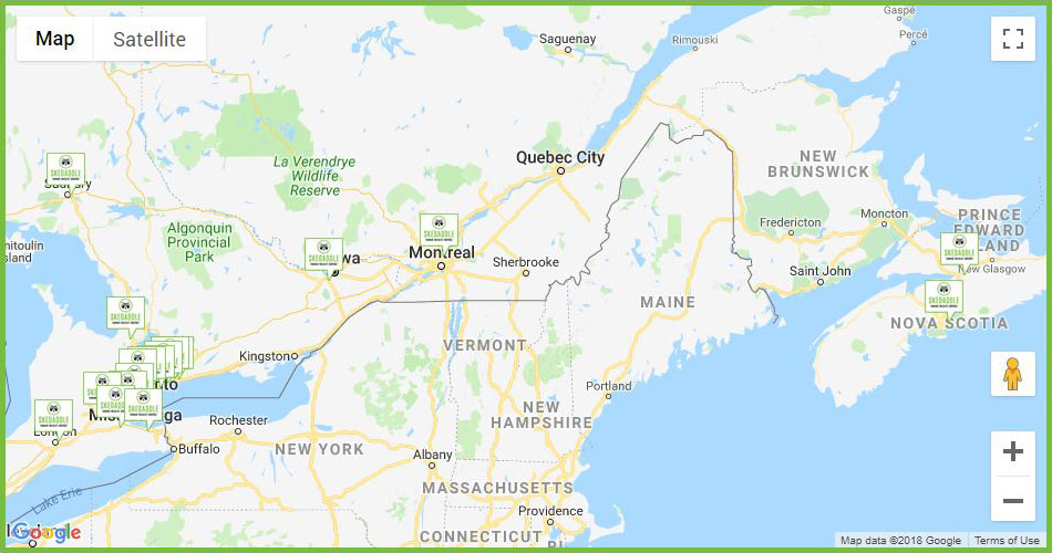 skedaddle map